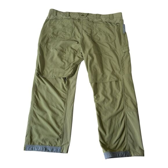 Duluth Trading Alaskan Hardgear Quickhatch Mens Outdoor Green Cargo Pants 48X30 - Picture 2 of 13
